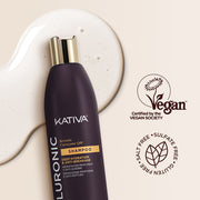 Kativa Hyaluronic Shampoo Hidratação Profunda e Antiquebra: selos da marca