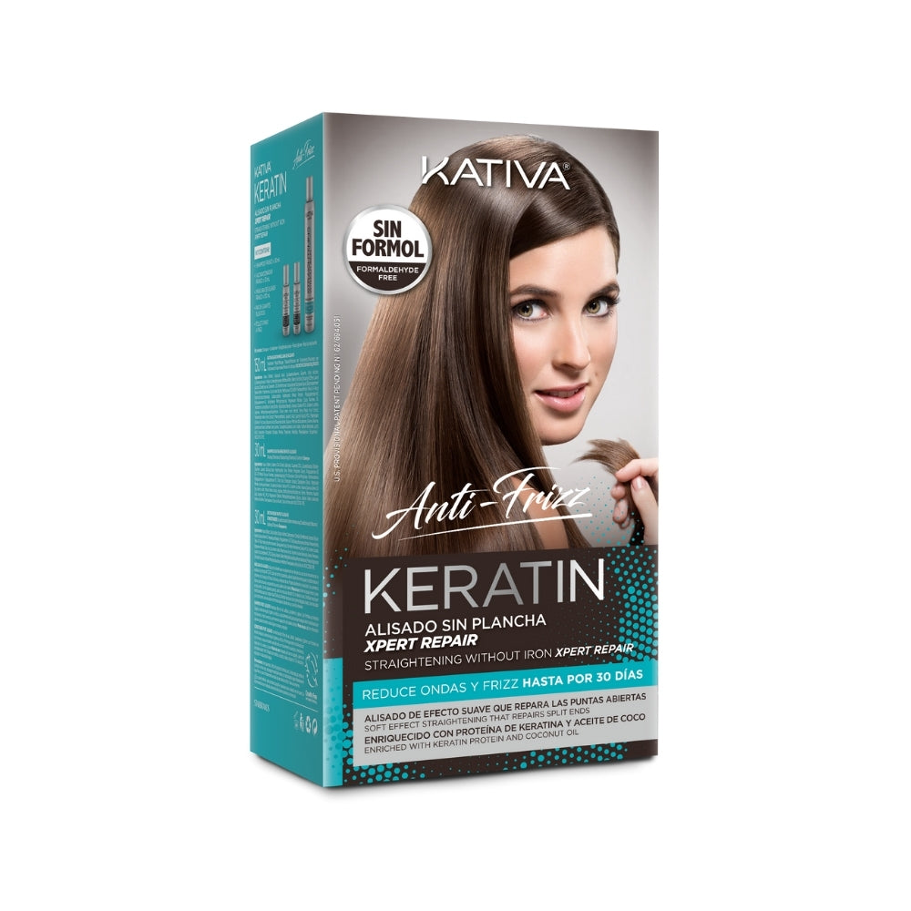 Kativa Pack Alisamento Anti-Frizz Xpert Repair sem Prancha