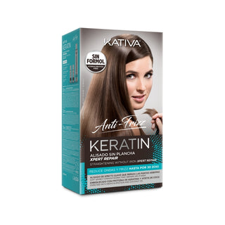Kativa Pack Alisamento Anti-Frizz Xpert Repair sem Prancha