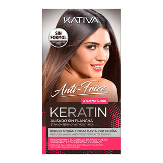 Kativa Pack Alisamento Anti-Frizz Xtreme Care sem Prancha