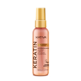 Kativa Keratin Nutrition Hair Oil Óleo Capilar Antifrizz e Brilho 100ml