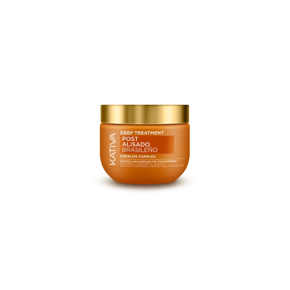 Kativa Post Alisado Máscara Deep Treatment Pós-Alisamento Prolonga o Liso 300ml