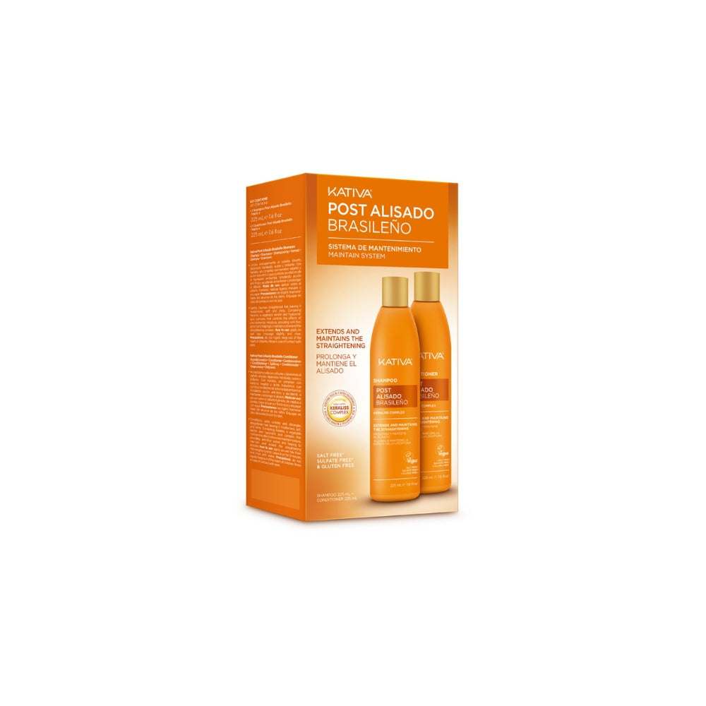 Kativa Post Alisado Pack Pós-Alisamento Shampoo 225ml + Condicionador 225ml