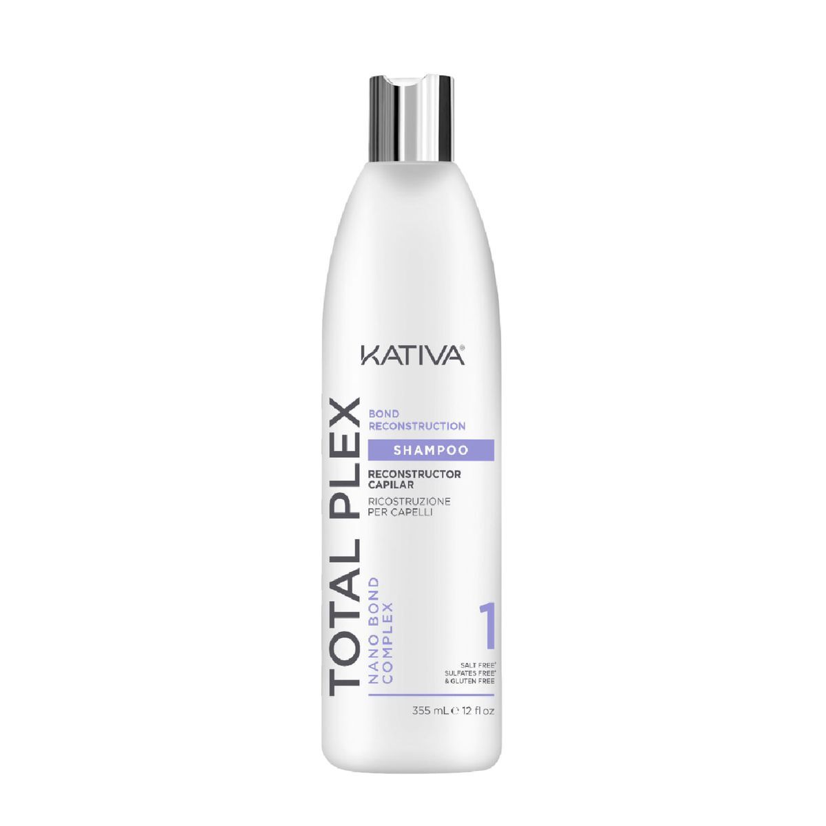 Kativa Total Plex Shampoo Reconstrutor Capilar 355ml