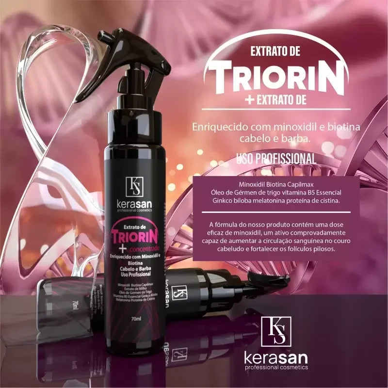 Kerasan Triorin Tónico 70ml - Ilha dos cosméticos