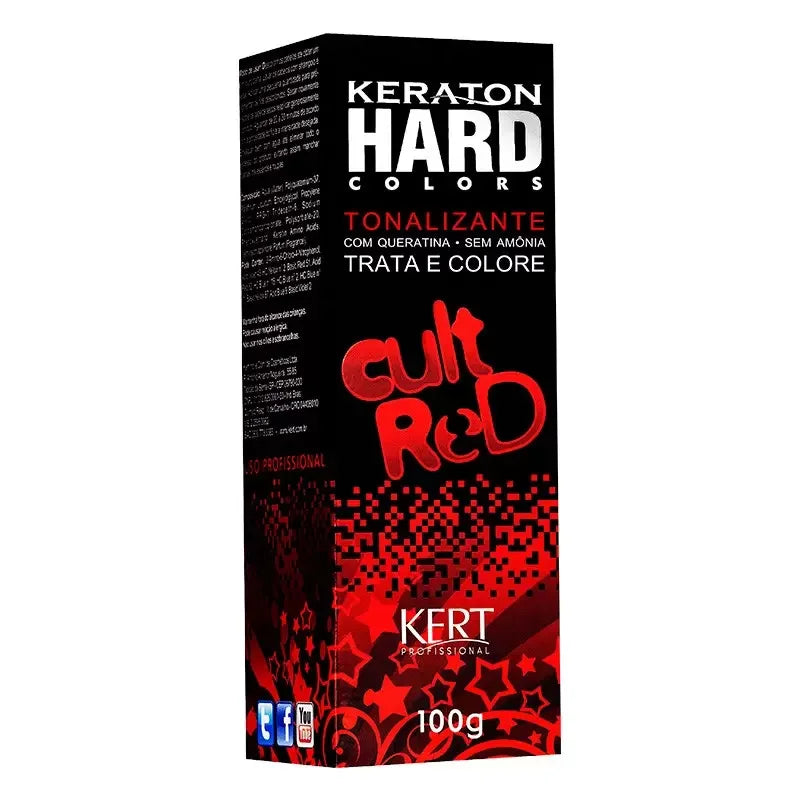 Keraton Hard Colors - Cult Red 100g - Ilha dos cosméticos