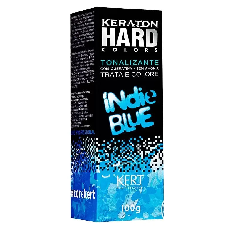 Keraton Hard Colors - Indie Blue 100g - Ilha dos cosméticos