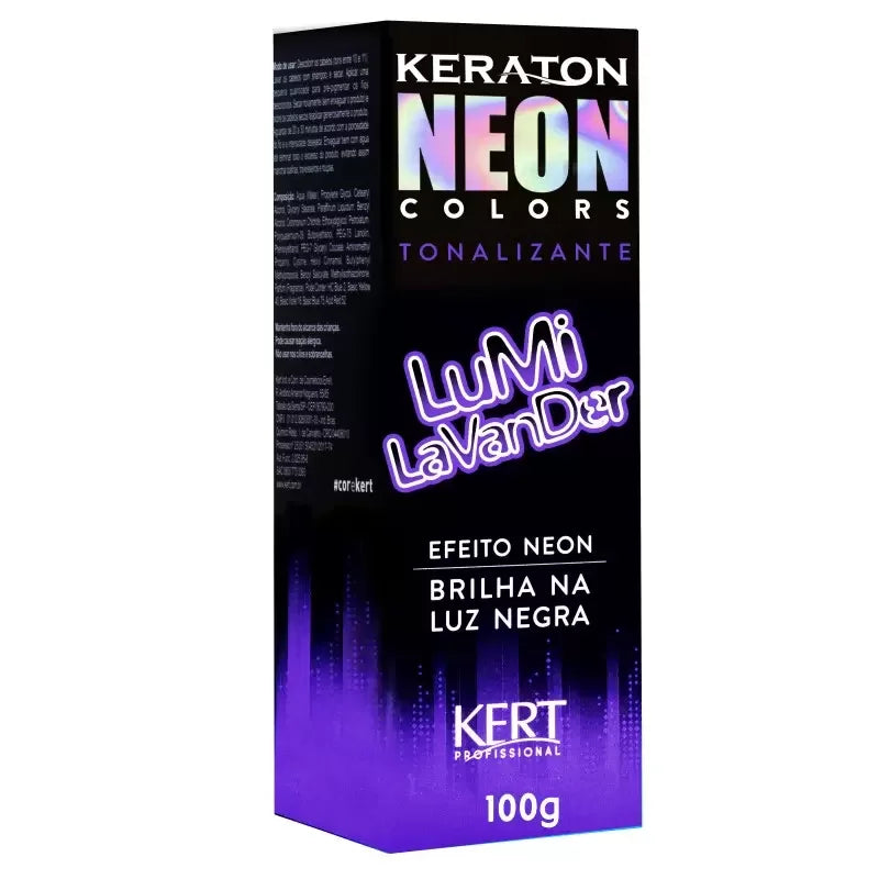 Keraton Neon Colors - Lumi Lavander 100g - Ilha dos cosméticos
