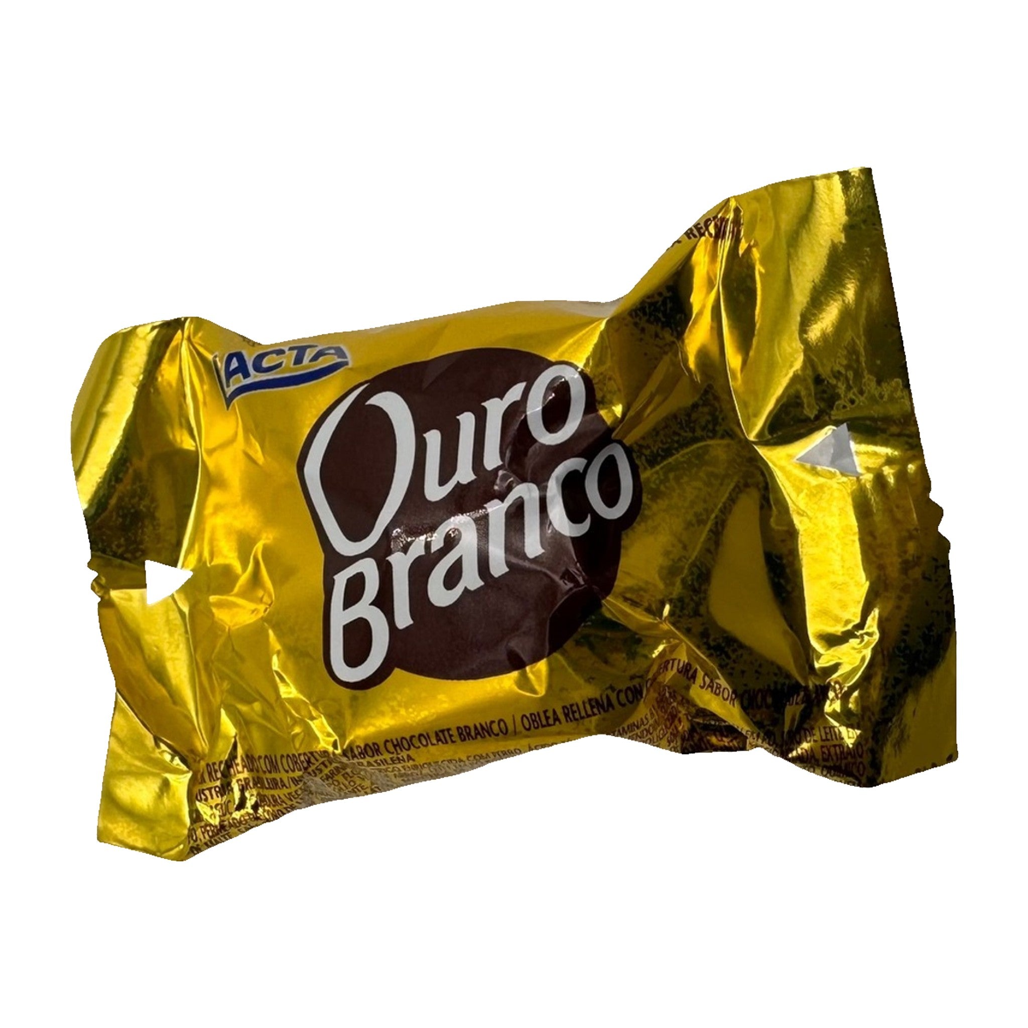 Lacta Ouro Branco Bombom de Wafer com Cobertura Sabor Chocolate Branco — foto 1