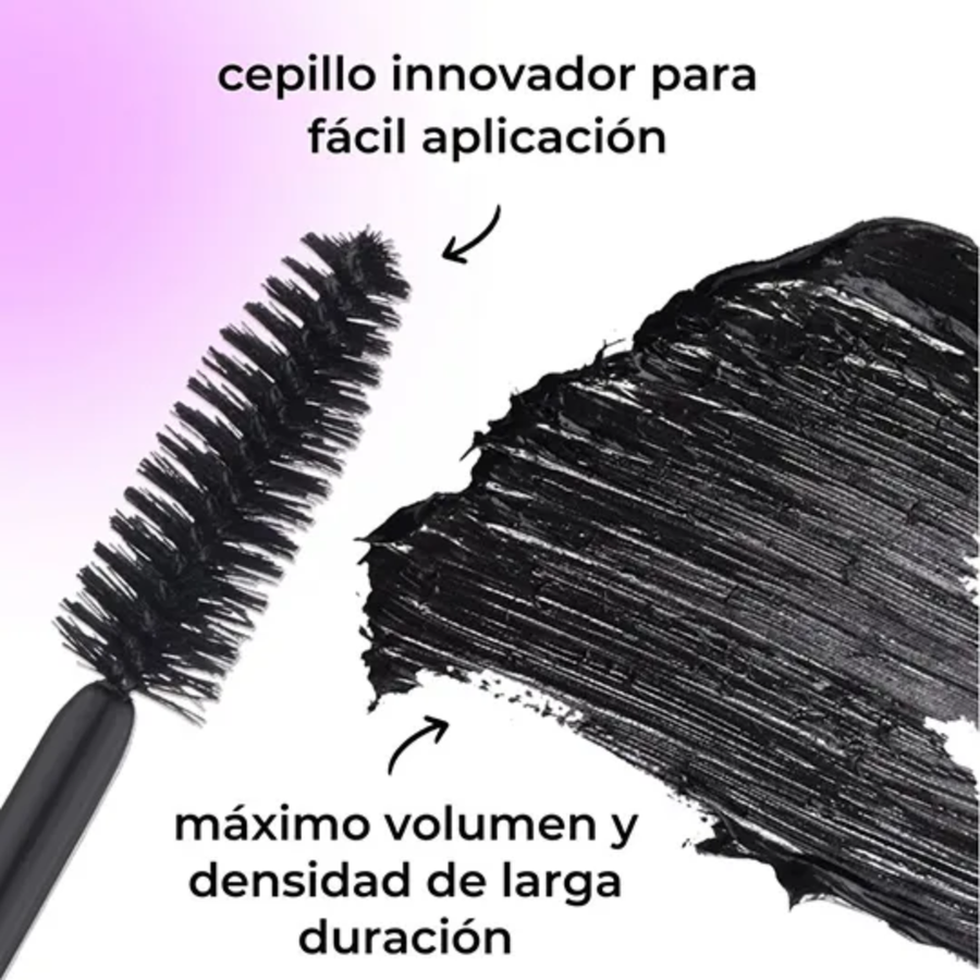 Lamel 5XL Volume Máscara de Pestanas Alongadora 10ml, painel da marca com as características