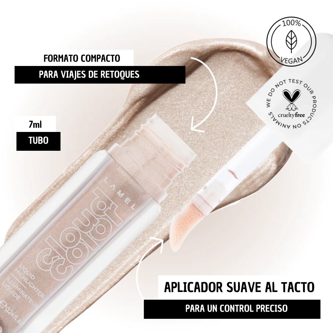 Lamel Cloud Color Iluminador Líquido Leve Nº 01 7ml, painel da marca com as características