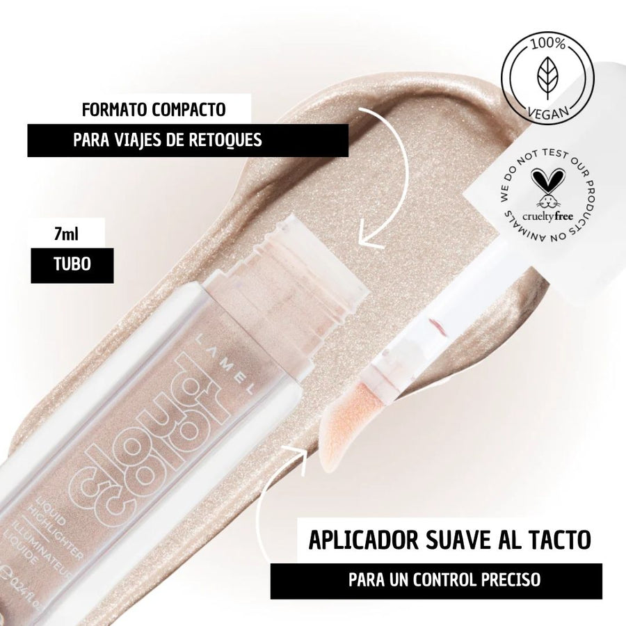 Lamel Cloud Color Iluminador Líquido Leve Nº 01 7ml, painel da marca com as características