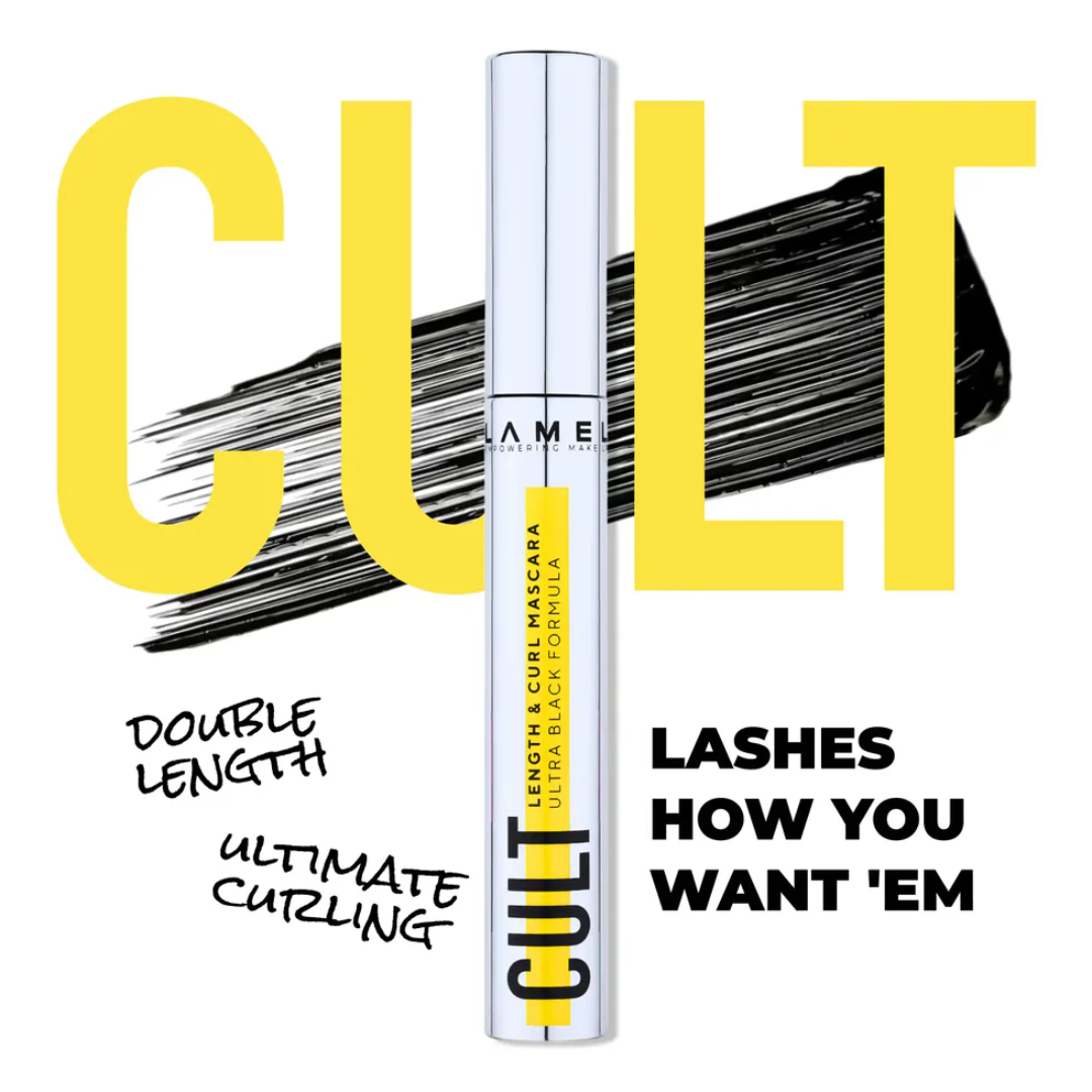 Lamel Cult Length & Curl Máscara de Pestanas Alongamento e Curva 10ml, imagem da marca Lamel