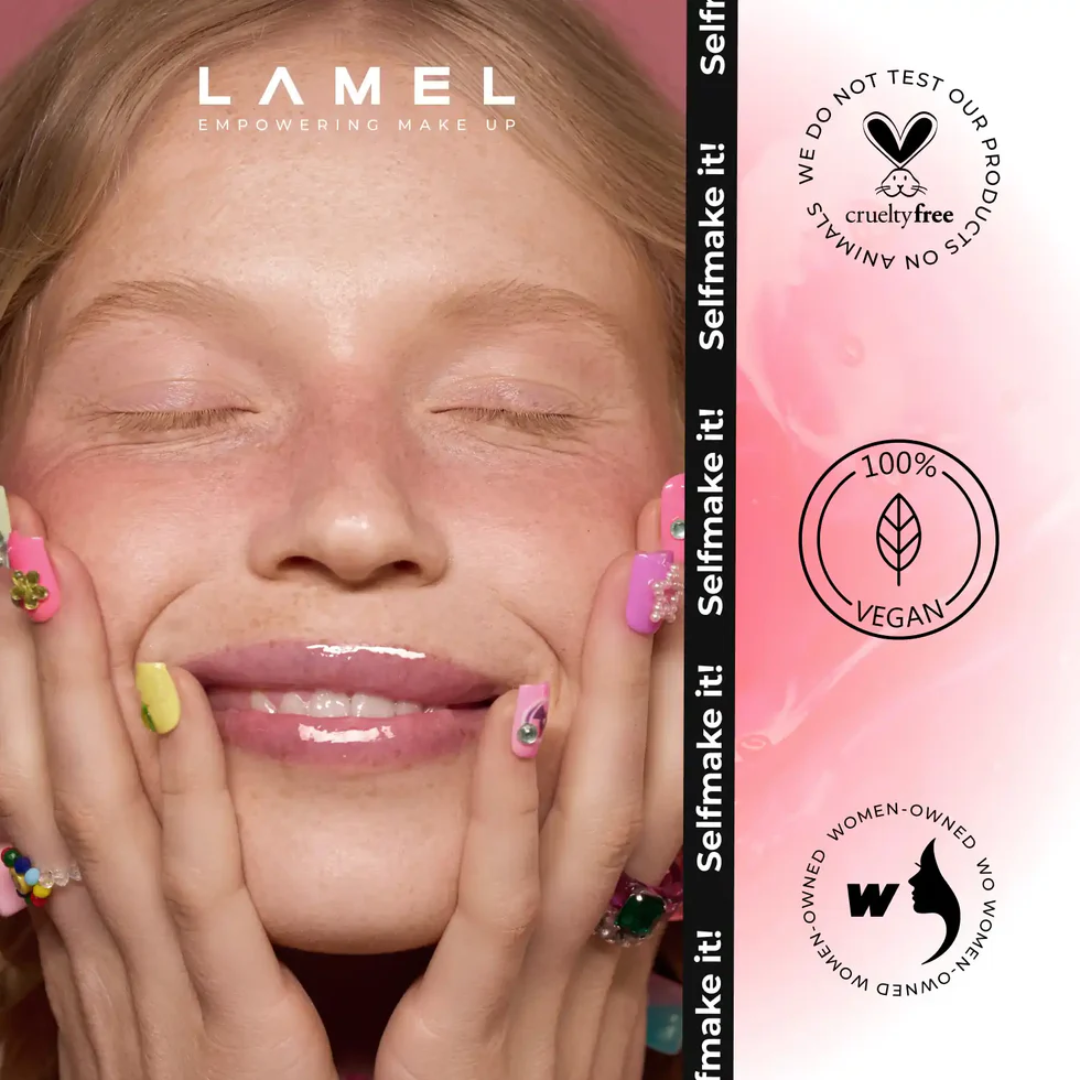 Lamel Let's Glaze Óleo Labial Hidratante com Brilho 4ml Nº 401, imagem da marca Lamel