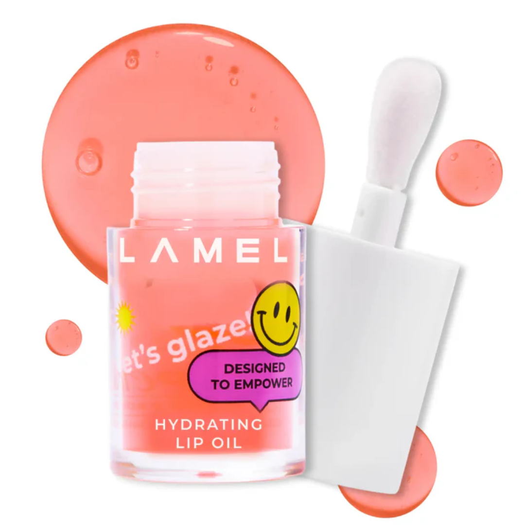 Lamel Let's Glaze Óleo Labial Hidratante com Brilho 4ml, tom Nº 402