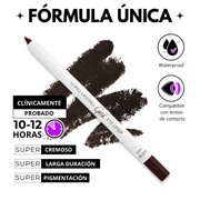 Lamel Gel Eye Liner Lápis de Olhos de Longa Duração 1,8g Nº 402, painel da marca com as características