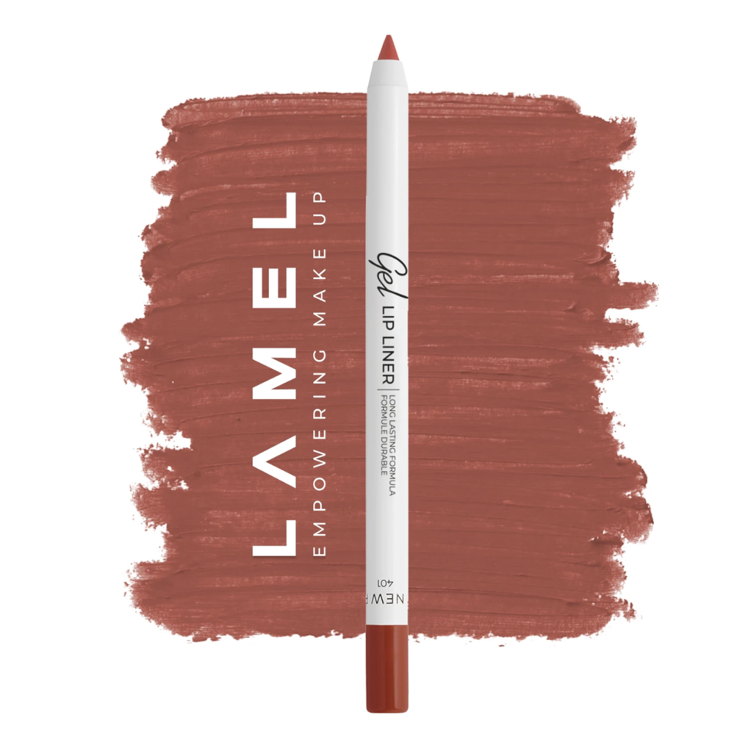 Lamel Gel Lip Liner Lápis de Lábios de Longa Duração 1,7g, tom Nº 401
