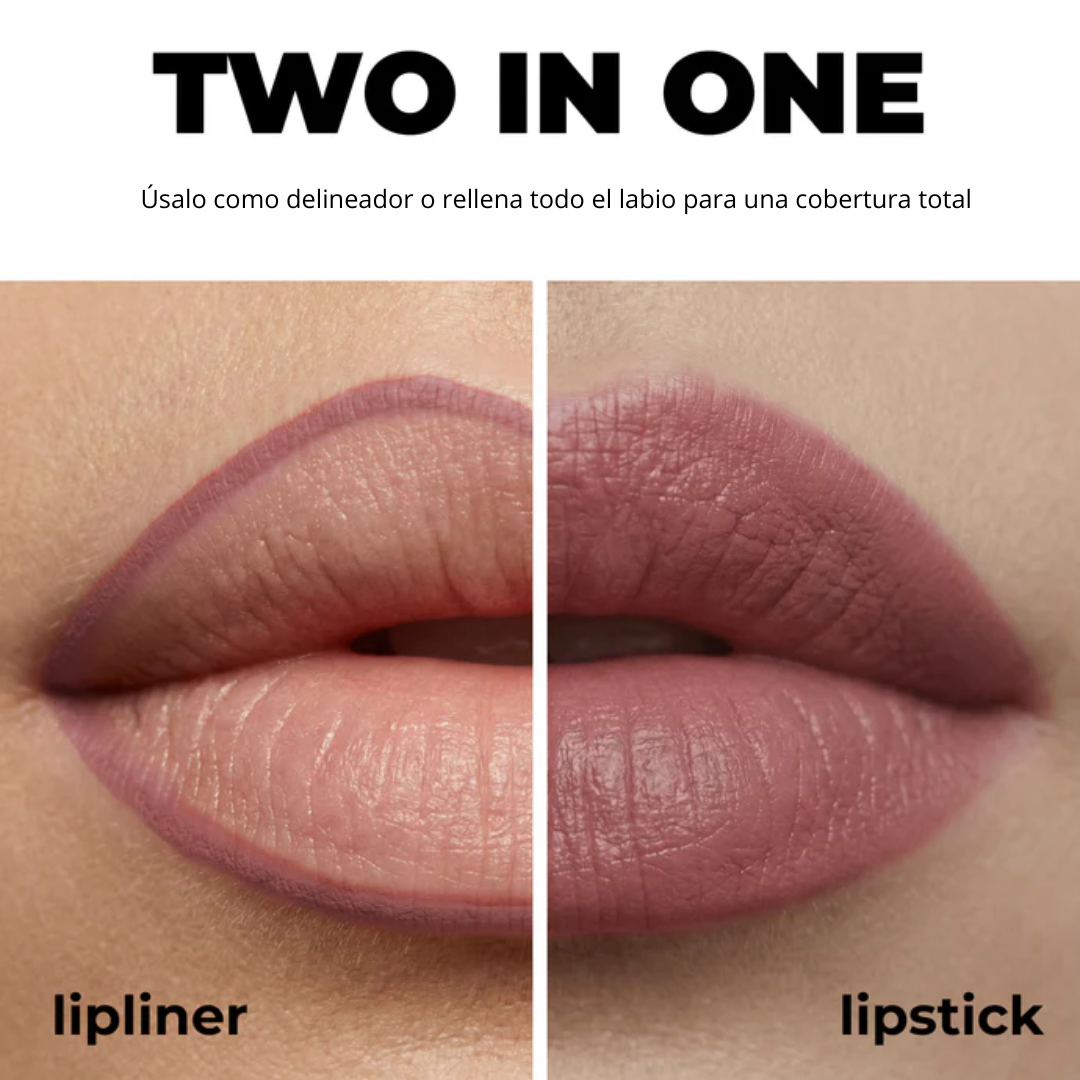 Lamel Gel Lip Liner Lápis de Lábios de Longa Duração 1,7g Nº 404, painel da marca com as características