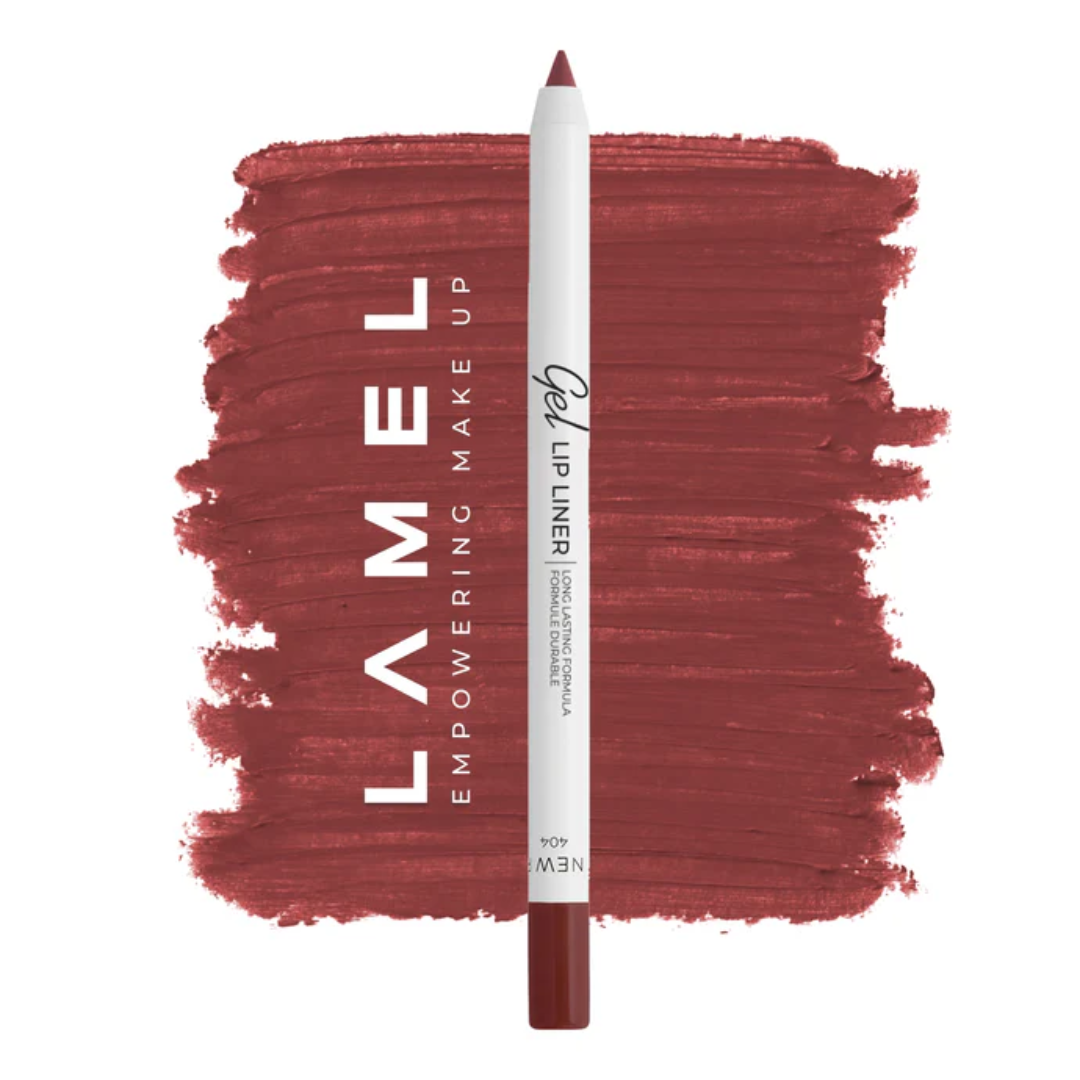 Lamel Gel Lip Liner Lápis de Lábios de Longa Duração 1,7g, tom Nº 404