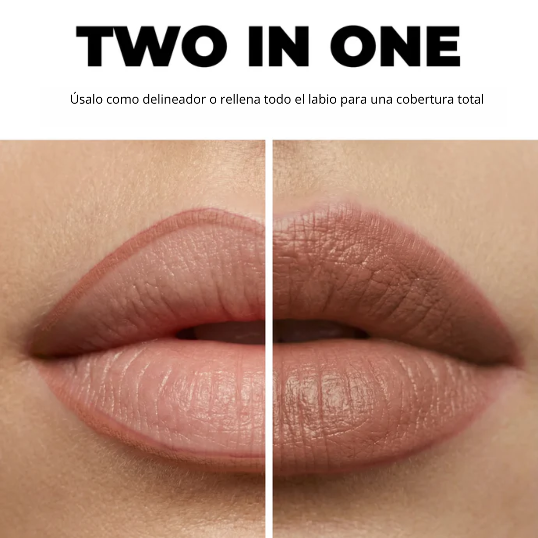 Lamel Gel Lip Liner Lápis de Lábios de Longa Duração 1,7g Nº 407, painel da marca com as características