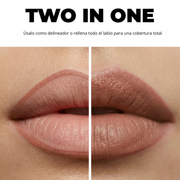 Lamel Gel Lip Liner Lápis de Lábios de Longa Duração 1,7g Nº 407, painel da marca com as características