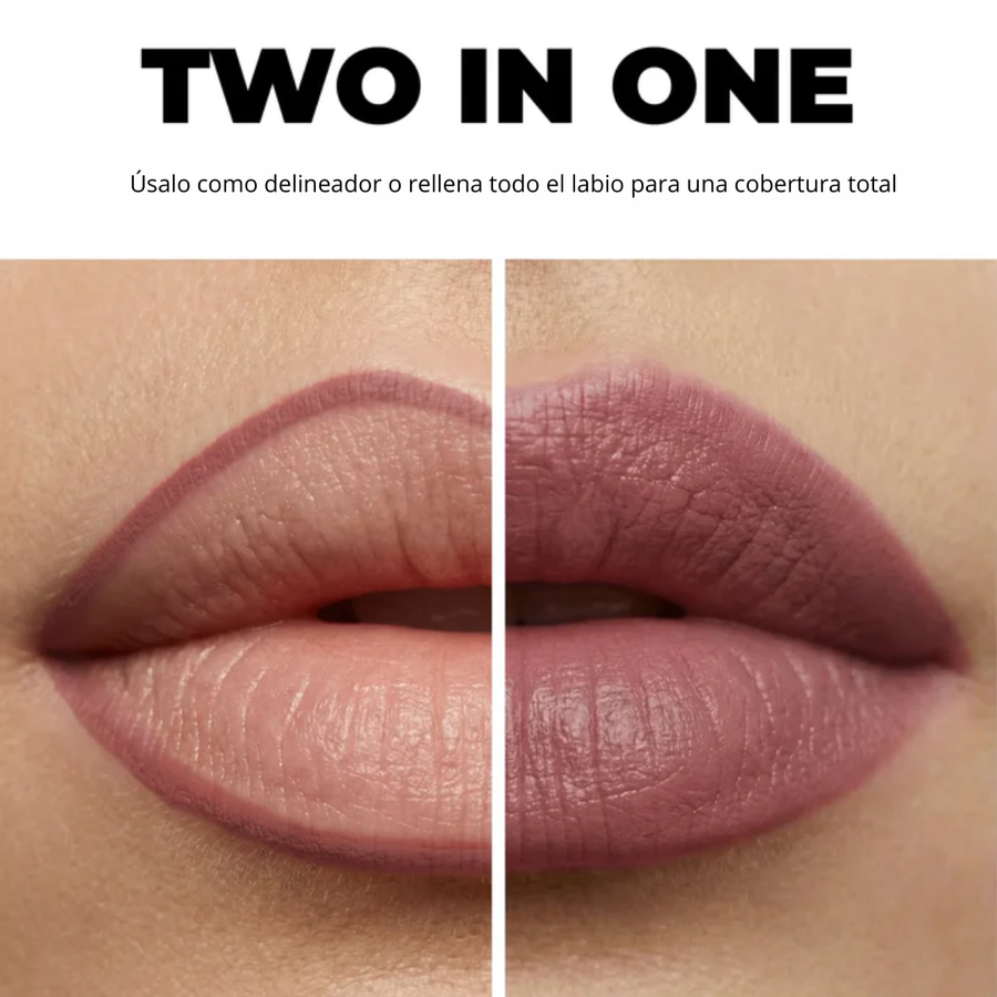Lamel Gel Lip Liner Lápis de Lábios de Longa Duração 1,7g Nº 409, painel da marca com as características