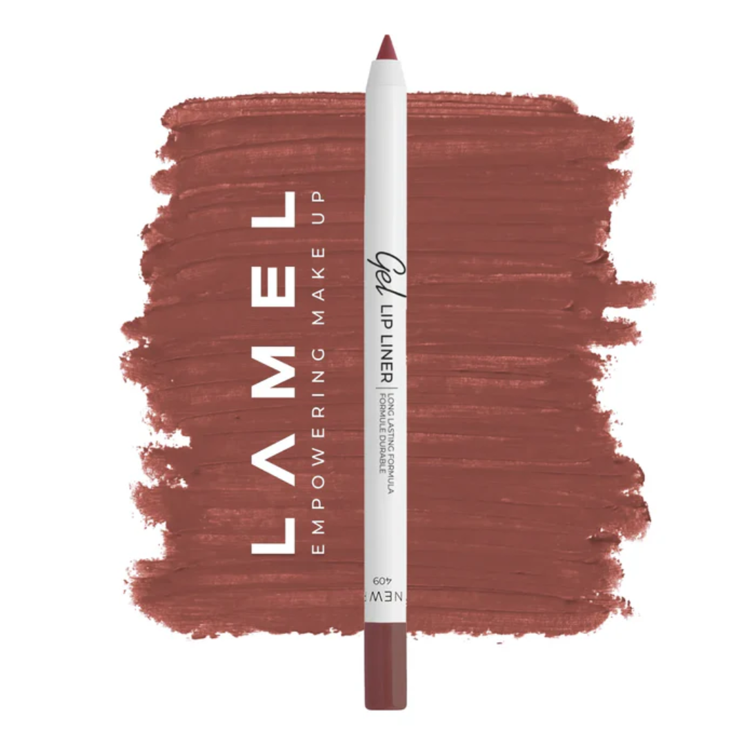 Lamel Gel Lip Liner Lápis de Lábios de Longa Duração 1,7g, tom Nº 409