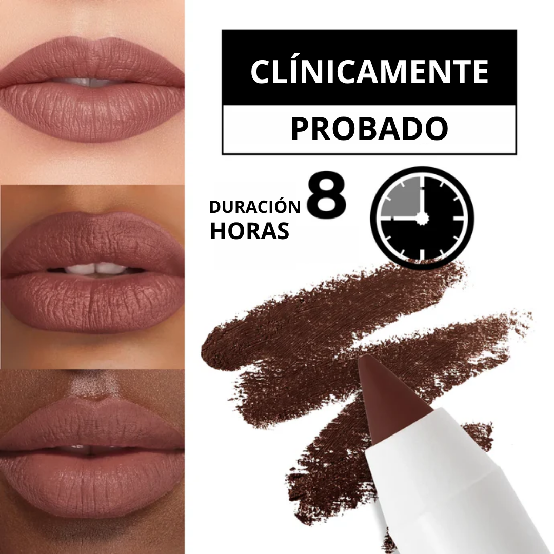 Lamel Gel Lip Liner Lápis de Lábios de Longa Duração 1,7g Nº 412, painel da marca com as características