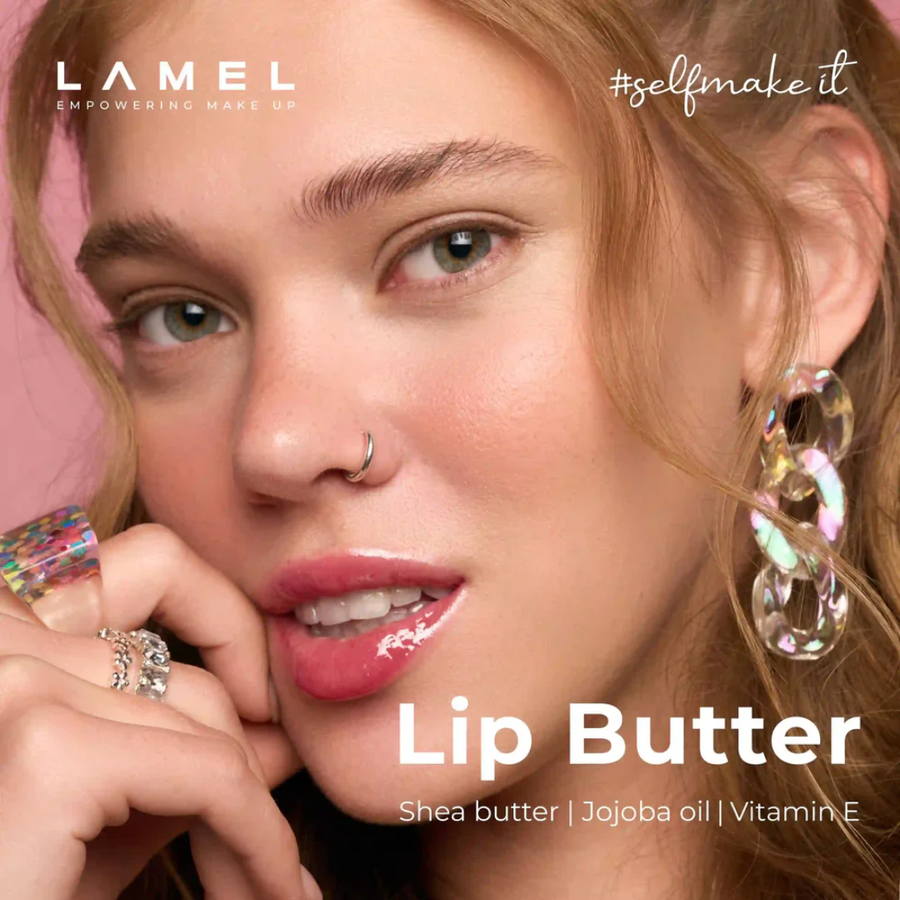 Lamel Lip Butter Bálsamo Labial Nutritivo com Cor 15ml Nº 01, imagem da marca Lamel