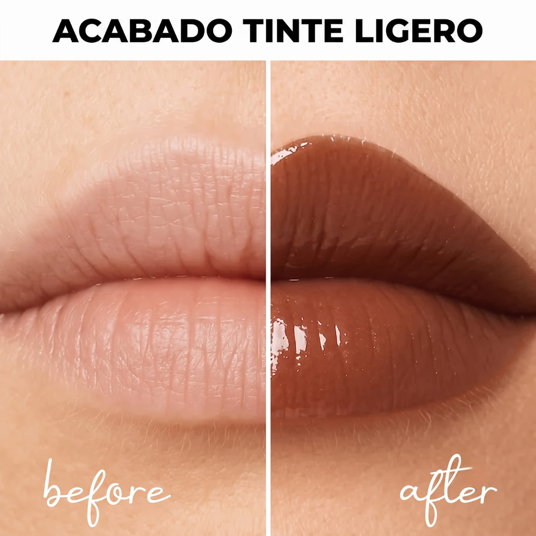 Lamel Lip Butter Bálsamo Labial Nutritivo com Cor 15ml Nº 02, painel da marca com as características