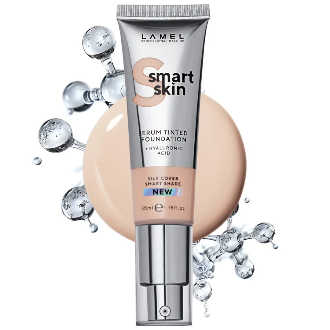 Lamel Smart Skin Base Sérum com Cor e Ácido Hialurónico 35ml, tom Nº 401
