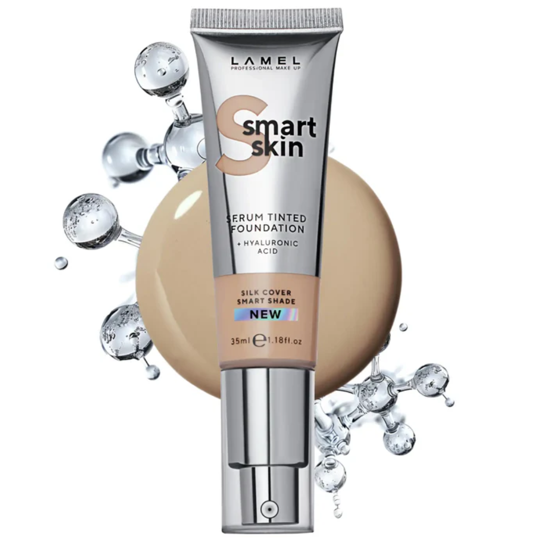 Lamel Smart Skin Base Sérum com Cor e Ácido Hialurónico 35ml, tom Nº 404