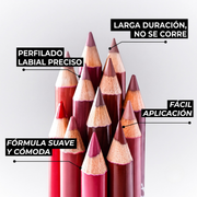 Lamel Lip Definer Lápis de Lábios para Contorno 1,1g Nº 401, painel da marca com as características