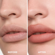 Antes e depois com Lamel Lip Definer Lápis de Lábios para Contorno 1,1g Nº 406