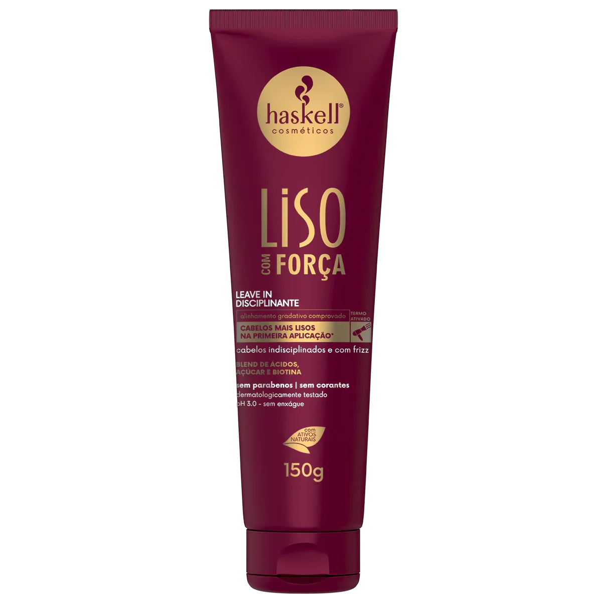 Haskell Liso Com Força Finalizador 150ml - Ilha dos cosméticos