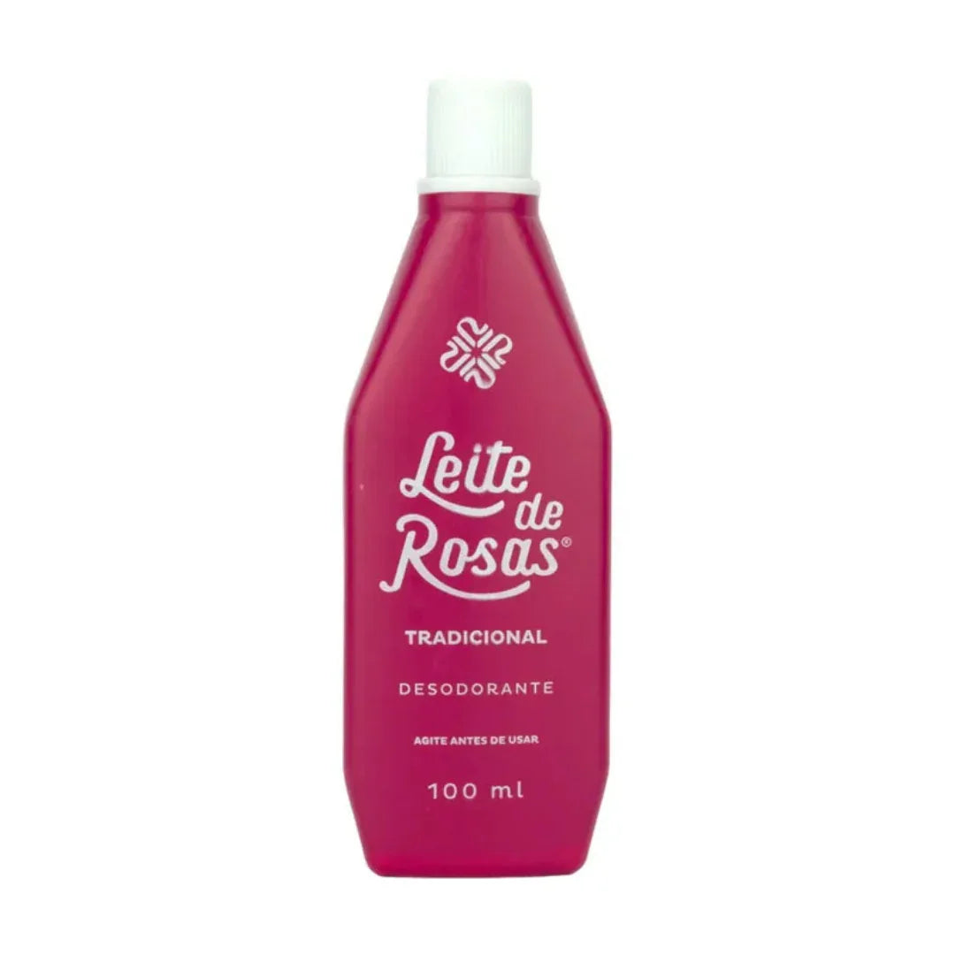 Leite de Rosas Tradicional 100 ml - Ilha dos cosméticos