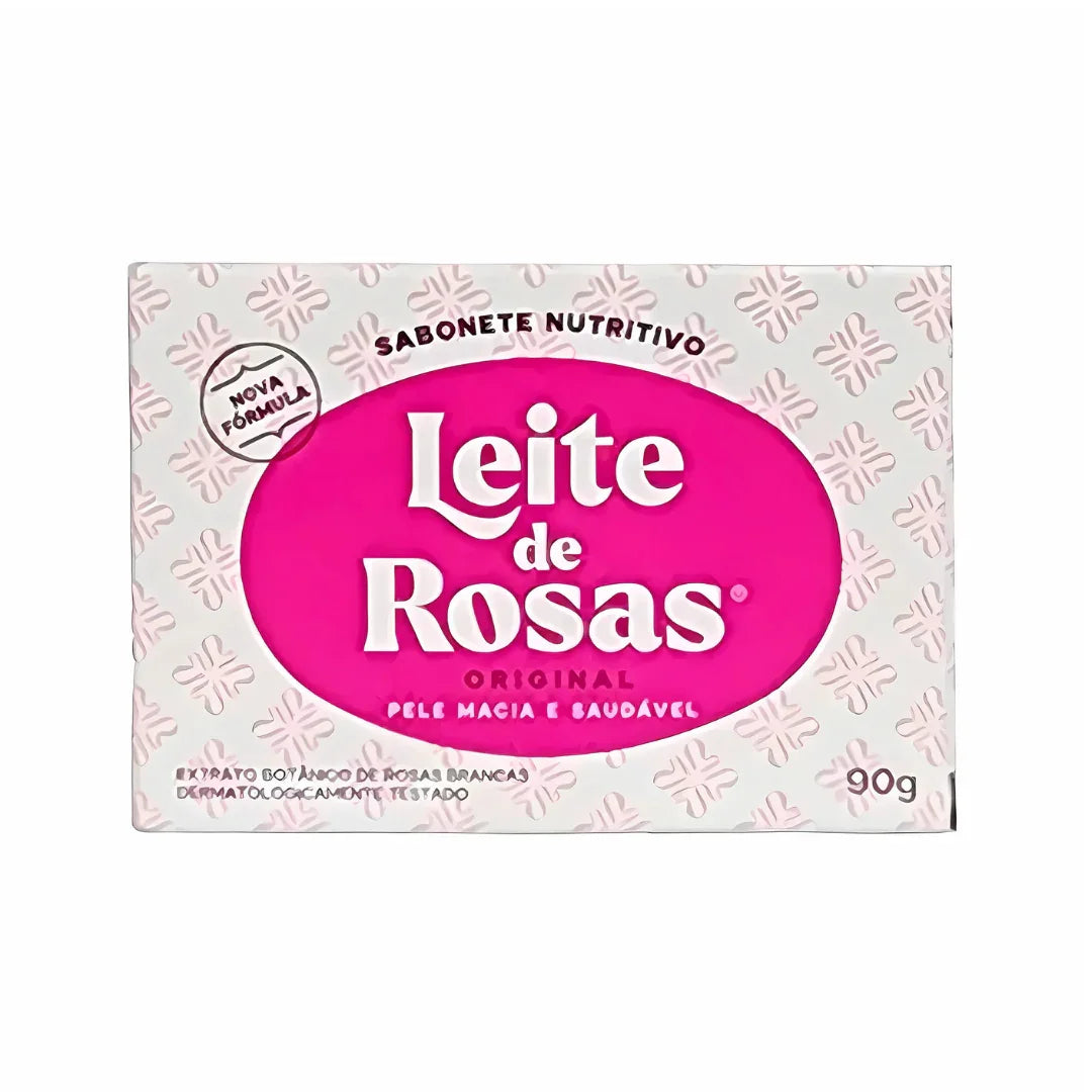 Leite de Rosas Sabonete Nutritivo 90g - Ilha dos cosméticos