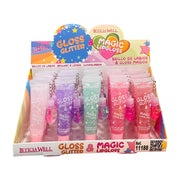 Leticia Well Gloss Glitter e Magic Lipgloss com Pendente Coração 15ml — foto 1