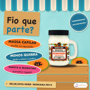 Máscara Be(M)dita Ghee Lola Reconstrução Papaya: apresentação, com o que a fórmula faz pelo fio