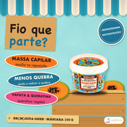 Máscara Be(M)dita Ghee Lola Reconstrução Papaya: apresentação, com o que a fórmula faz pelo fio