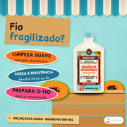 Shampoo Be(M)dita Ghee Lola Reconstrução Papaya: apresentação, com o que a fórmula faz pelo fio