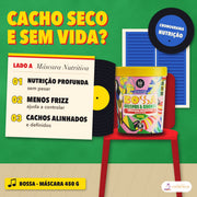 Máscara Bossa Lola Nutritiva Crespos e Cachos: apresentação, nutrição sem pesar, menos frizz e cachos alinhados