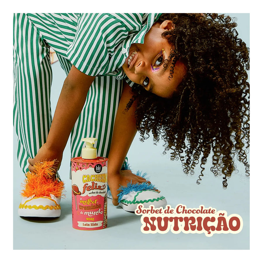 Lola Cachinho Feliz Chocolate Creme para Pentear 450g — foto oficial da marca