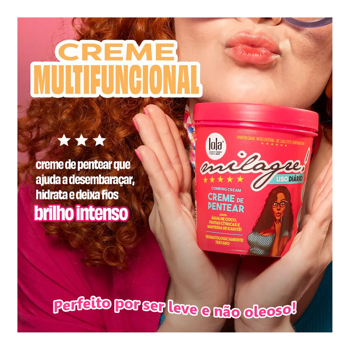 Lola Milagre Creme de Pentear 450g — foto oficial da marca