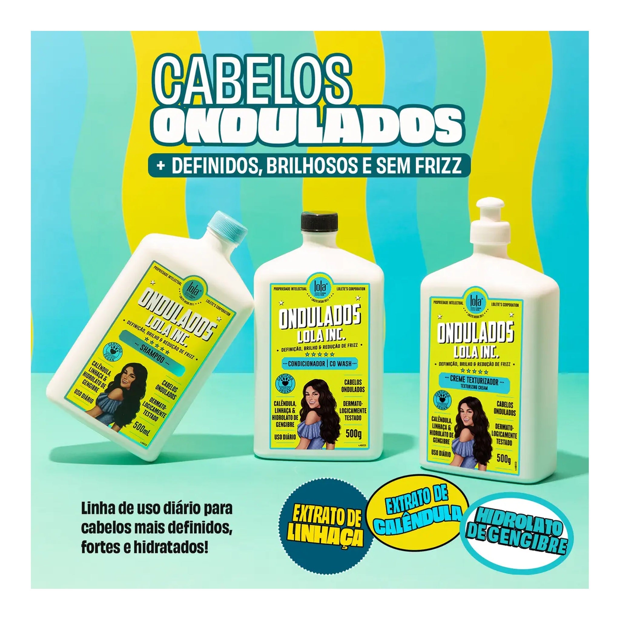 Lola Ondulados Inc. Shampoo 500ml — foto oficial da marca
