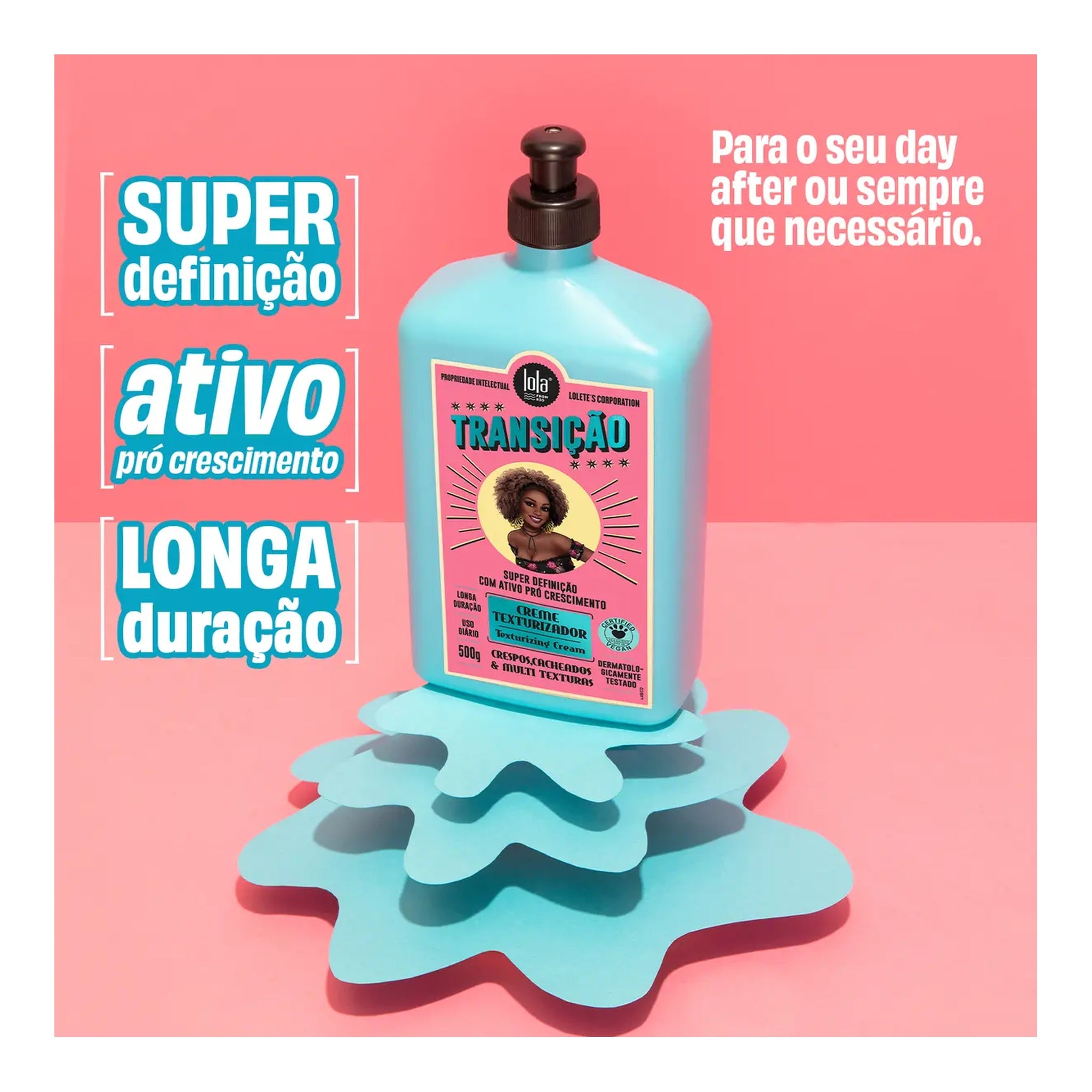 Lola Transição Creme Texturizador 500g — foto oficial da marca