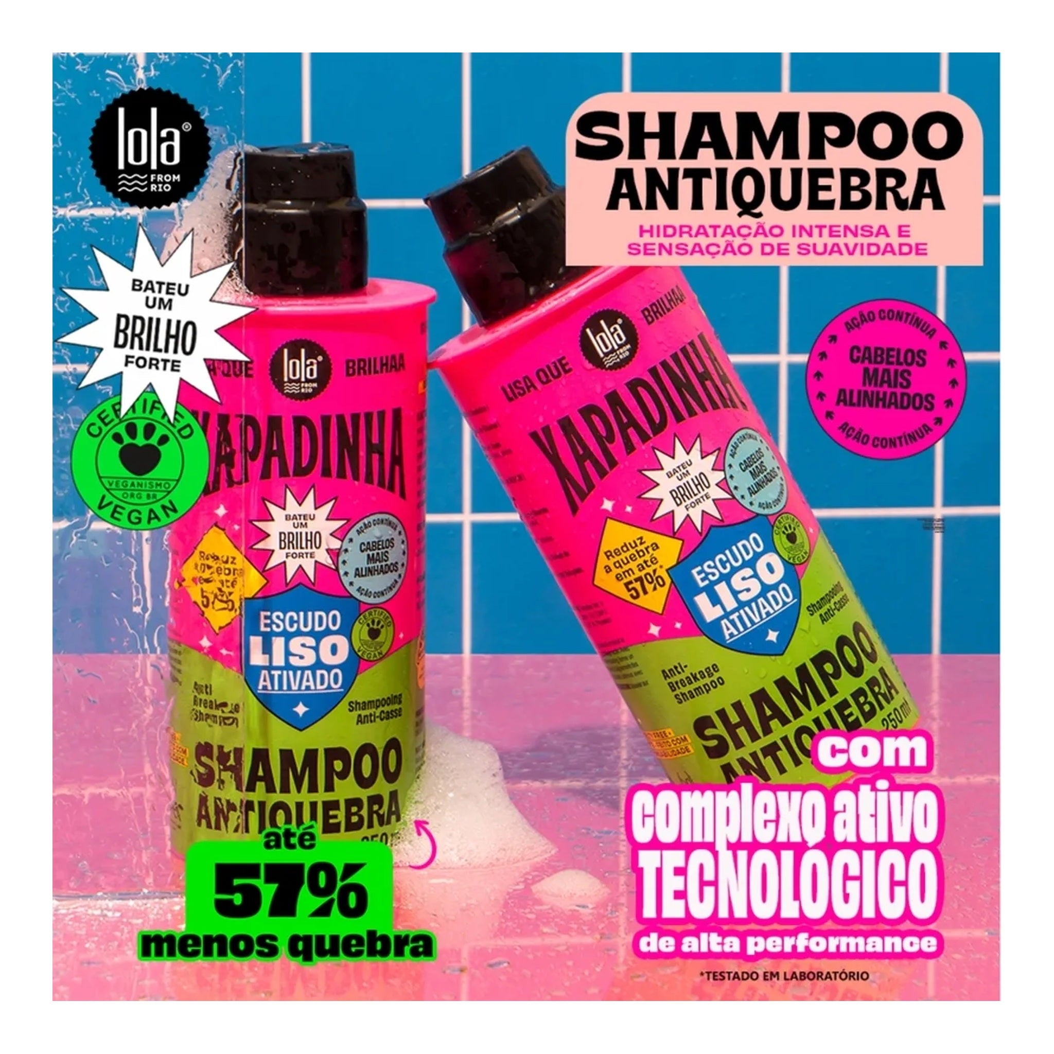 Lola Xapadinha Shampoo Antiquebra 250ml — foto oficial da marca