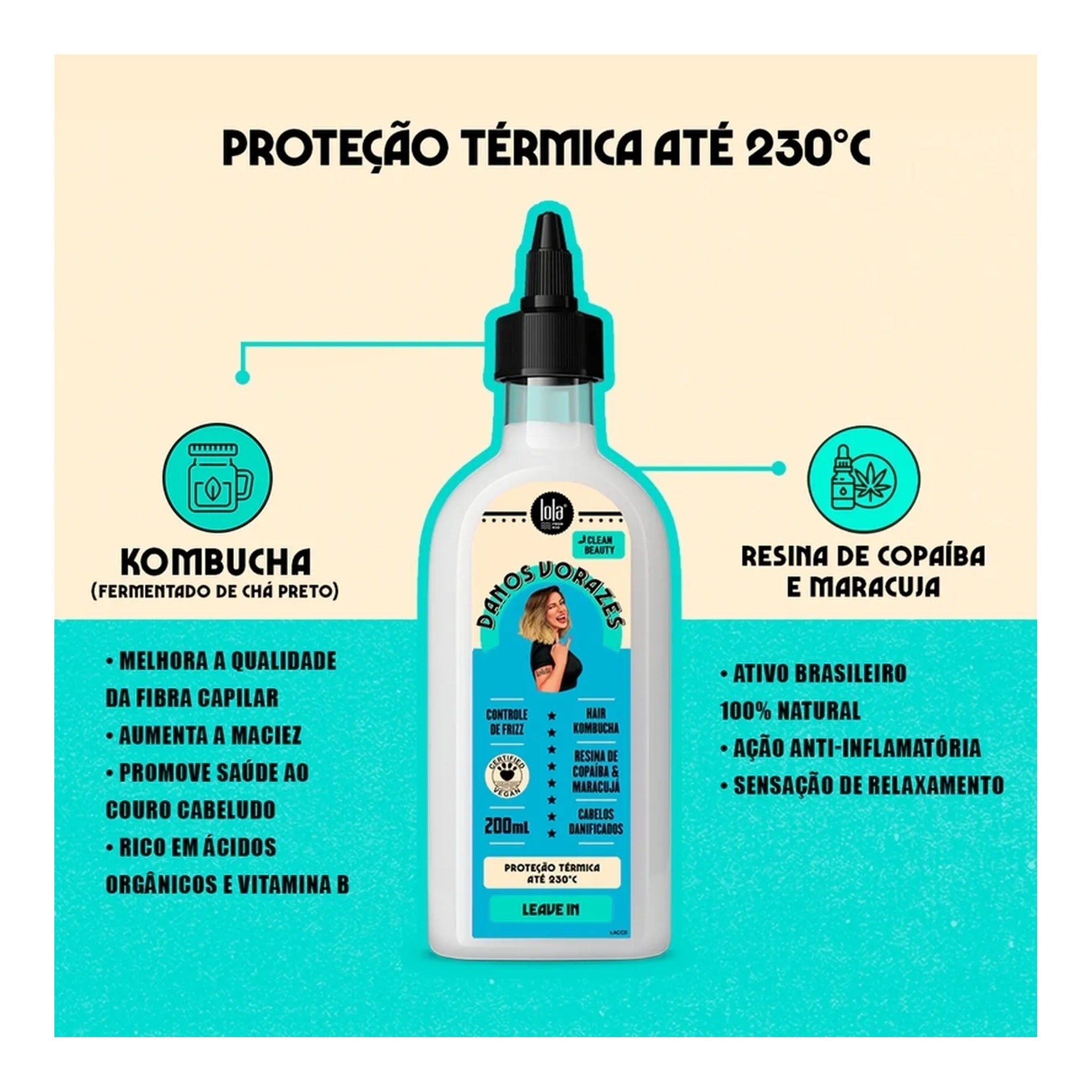 Lola Danos Vorazes Leave In 200ml — foto oficial da marca