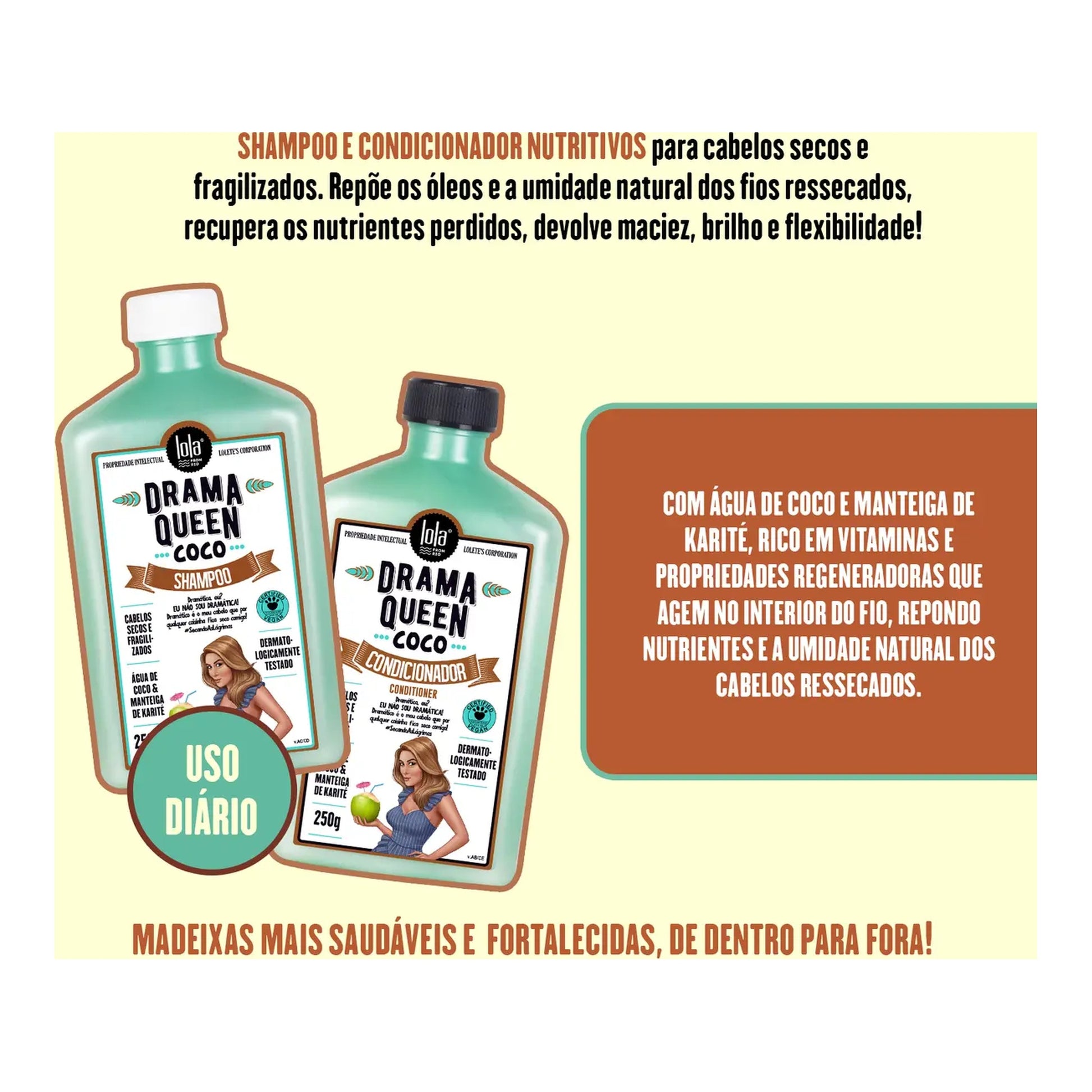 Lola Drama Queen Coco Condicionador 250ml — foto oficial da marca