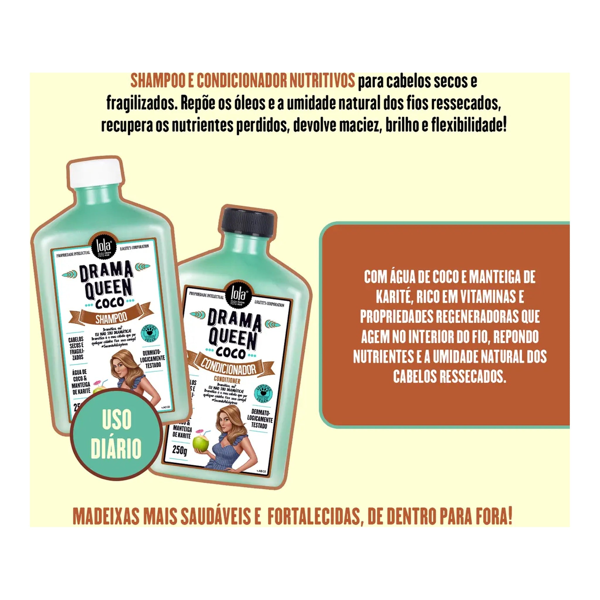 Lola Drama Queen Coco Condicionador 250ml — foto oficial da marca